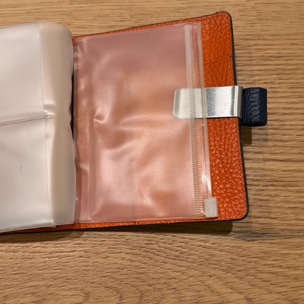 Navy Blue Leather Notebook Cover - Picture 11 of 12